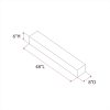 Urbandi Fireplace Mantel Rustic Pine Wood Wall Mount Shelf-2
