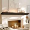Fireplace Mantel ABSWHLM Rustic Wood Wall‑Mounted-6