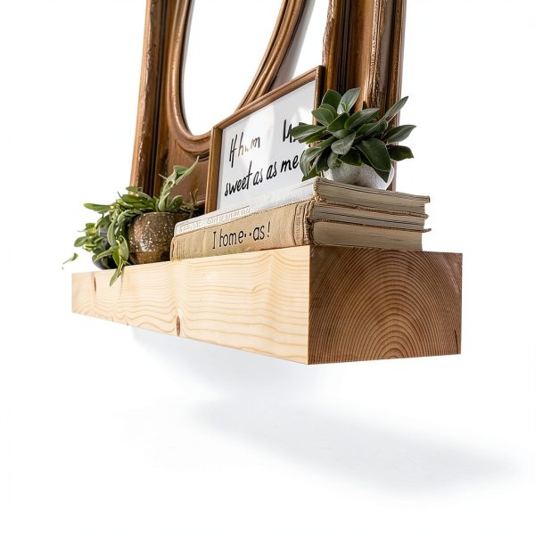 Fireplace Mantel ABSWHLM Solid Wood DIY Color-5