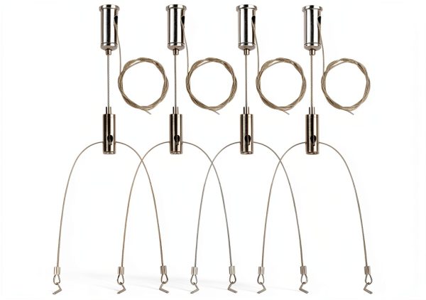 Vigtayue Adjustable Galvanized Light Suspension Cable Kit-0