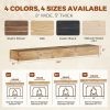 Fireplace Mantel ABSWHLM Natural Wood Rustic Wall Mounted-1