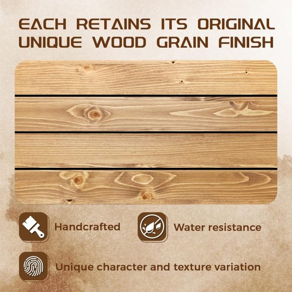 Rustic Wood Fireplace Mantel ABSWHLM Solid Pine-5