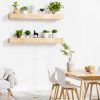 Aged Oak Mantel Shelf LOVMOR Rustic Wall Mount-2
