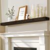 ABSWHLM Wall Mounted Shelf Weathered Black Rustic-0