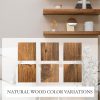 Urbandi Fireplace Mantel Rustic Pine Wood Wall Mount Shelf-7