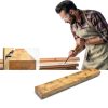 Fireplace Mantel ABSWHLM Rustic Wood Wall Mounted-1