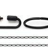 Rkoyes Black Hanging Chain 6FT Iron Rust Resistant-6