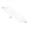 Urbandi Fireplace Mantel Rustic Pine Wall Mount Shelf-2