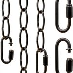 Rkoyes Black Hanging Chain 6FT Iron Rust Resistant-0