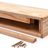 Woodsman Floating Mantel Shelf MANTELSDIRECT Rustic Pine-2