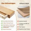 ABSWHLM Fireplace Mantel Pine Wood Wall‑Mounted-2