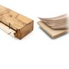 Fireplace Mantel ABSWHLM Natural Wood Rustic Wall Mount-2