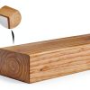Aged Oak Mantel Shelf LOVMOR Rustic Wall Mount-5