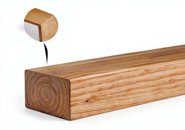 Aged Oak Mantel Shelf LOVMOR Rustic Wall Mount-5