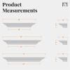Crisp White Mantel Shelf by Pearl Mantels-1