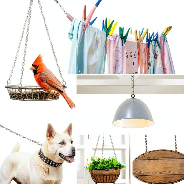 HEHIPLE Hanging Chain Galvanized Iron Tangle Free Design-5