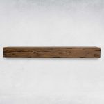 Urbandi Fireplace Mantel Rustic Pine Wood Wall Mount Shelf-0