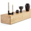 Rustic Wood Fireplace Mantel Fun Memories Solid Spruce Wall-2