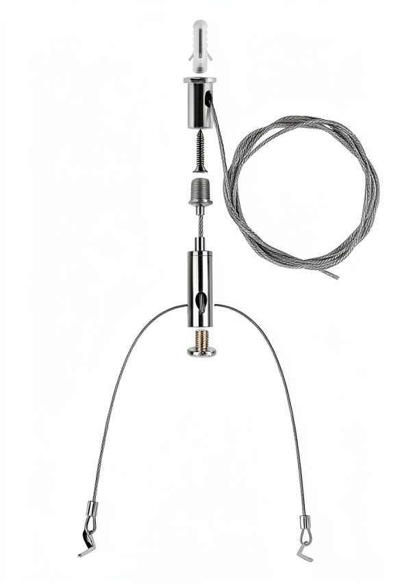 Vigtayue Adjustable Galvanized Light Suspension Cable Kit-1