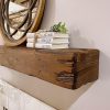 Urbandi Fireplace Mantel Rustic Pine Wood Wall Mount Shelf-6
