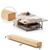 Aged Oak Mantel Shelf LOVMOR Rustic Wall Mount-1