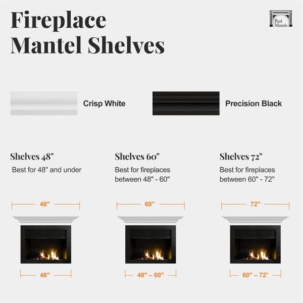 Crisp White Mantel Shelf by Pearl Mantels-12