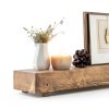 Fireplace Mantel ABSWHLM Rustic Wood Wall Mounted-3