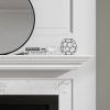 Crisp White Mantel Shelf by Pearl Mantels-7