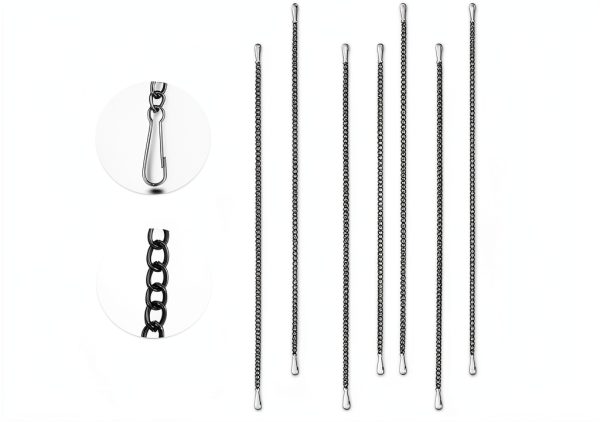 Alrhso Black Seamless Iron Chain-2
