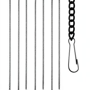 Alrhso Black Seamless Iron Chain-0