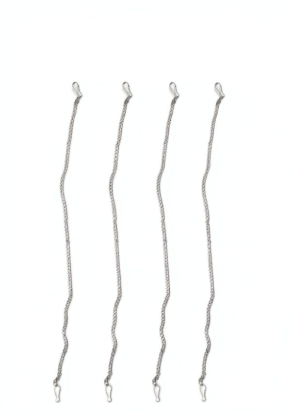 304 Stainless Steel Coloured Glass Pendant Chains dangjuacua-1