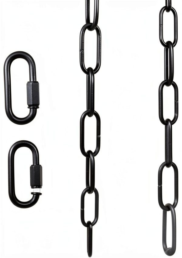 Industrial Black Light Fixture Chain by Zucosue-0