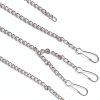 304 Stainless Steel Coloured Glass Pendant Chains dangjuacua-2