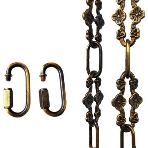 Woerfu Antique Bronze Light Chain Metal Fixture-0