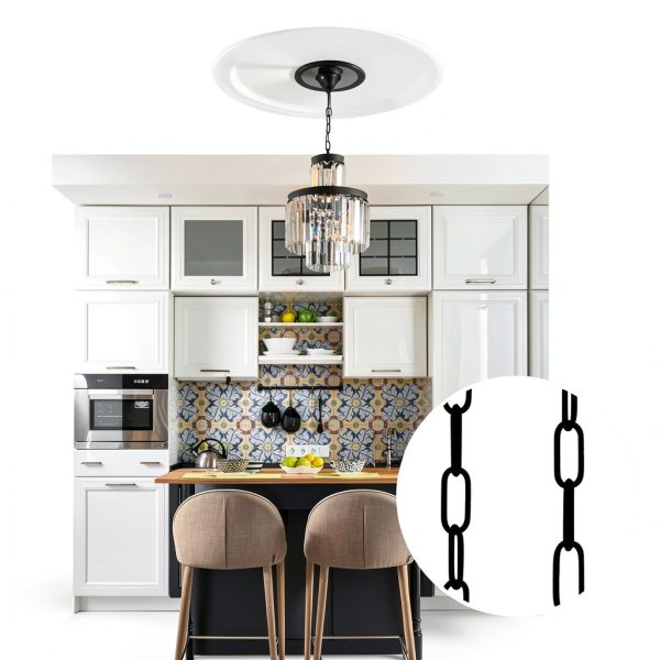 Industrial Black Light Fixture Chain by Zucosue-5