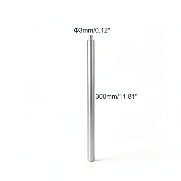 Acrylic Round Rod 25mm x 10in by MECCANIXITY – Clear Plastic-1