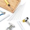 Acrylic Round Rods 9.84 Inch BENECREAT 48 pcs ABS Plastic Set-4