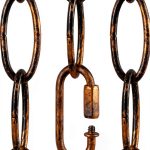 Tovmey Aged Bronze Lighting Chain 6ft5in Iron Vintage Fixture Rope-0