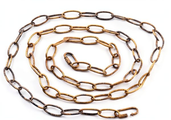 Tovmey Aged Bronze Lighting Chain 6ft5in Iron Vintage Fixture Rope-1