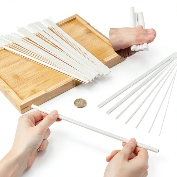 Half Round ABS Plastic Rods 56pcs 7 Styles by BENECREAT Durable Kit-2