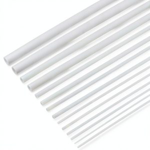 Acrylic Round Rods 9.84 Inch BENECREAT 48 pcs ABS Plastic Set-0
