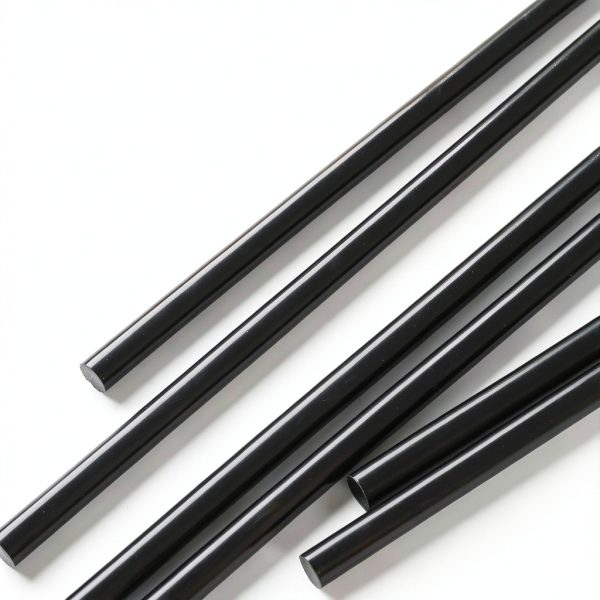 Acetal Copolymer Plastic Round Delrin Rod 0.25in x 12in Black Ciwenkai-5