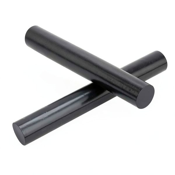 2Pcs 1.5 x 12 Inch Black Round Acetal Copolymer Rods MUKCHAP Plastic-4
