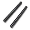 Pulide Round Acetal Copolymer Rod 1/2-Inch x 12-Inch Black 2 Pack-0