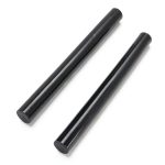 Pulide Round Acetal Copolymer Rod 1/2-Inch x 12-Inch Black 2 Pack-0