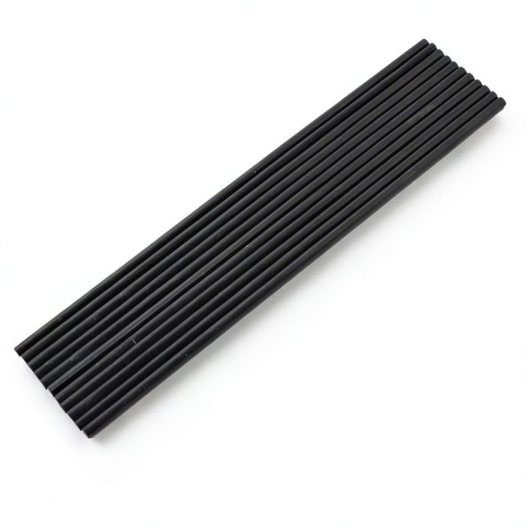 Black 1/4 inch Round Rod Garolite G10 Mujoiny 12" 12 pcs-3