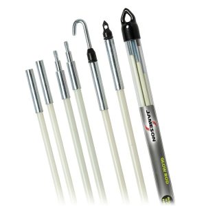 Jameson 18 ft Glow Fish Rod Kit Non Conductive Fiberglass Rods-0