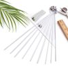 ABS Plastic Square Bar Rods 60pcs 1 to 3mm White OLYCRAFT Modeling-4