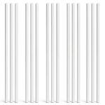 Swpeet 15pcs 5mm x 300mm Acrylic Dowel Rods Kit – Solid Bar-0