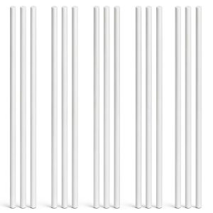 Swpeet 15pcs 5mm x 300mm Acrylic Dowel Rods Kit – Solid Bar-0